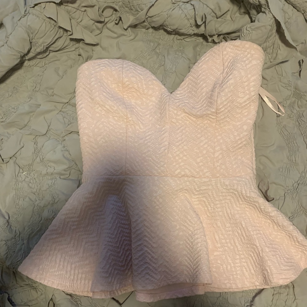 Arden B pink peplum